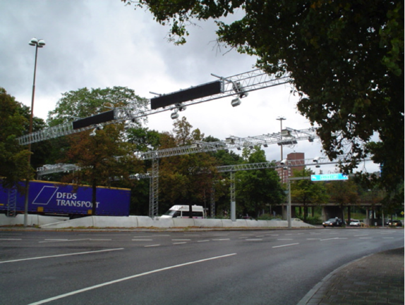 Figure 5: Roadside system - Congestion Tax, Stockholm, Sweden.